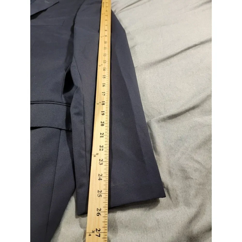 J Crew Ludlow Loro Piana Super 120s Wool Blue‎ Two Button Blazer Mens 42R